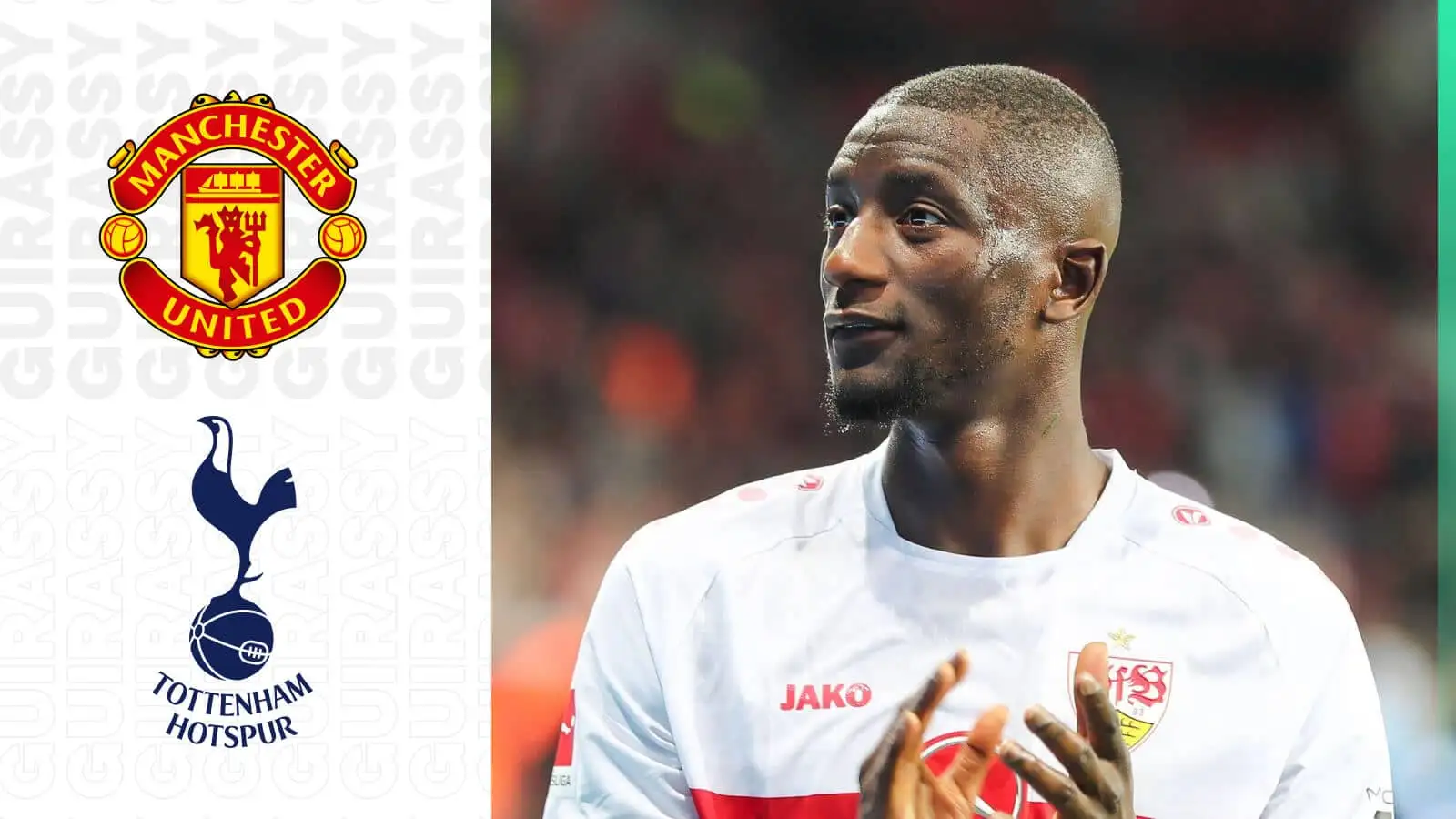 Stuttgart striker Serhou Guirassy is wanted by Manchester United and Tottenham