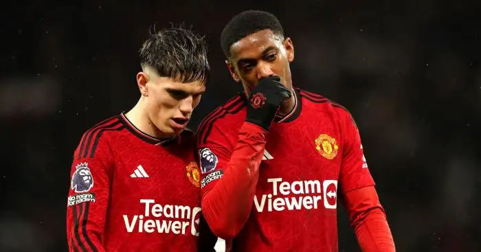 Manchester United duo Alejandro Garnacho and Anthony Martial