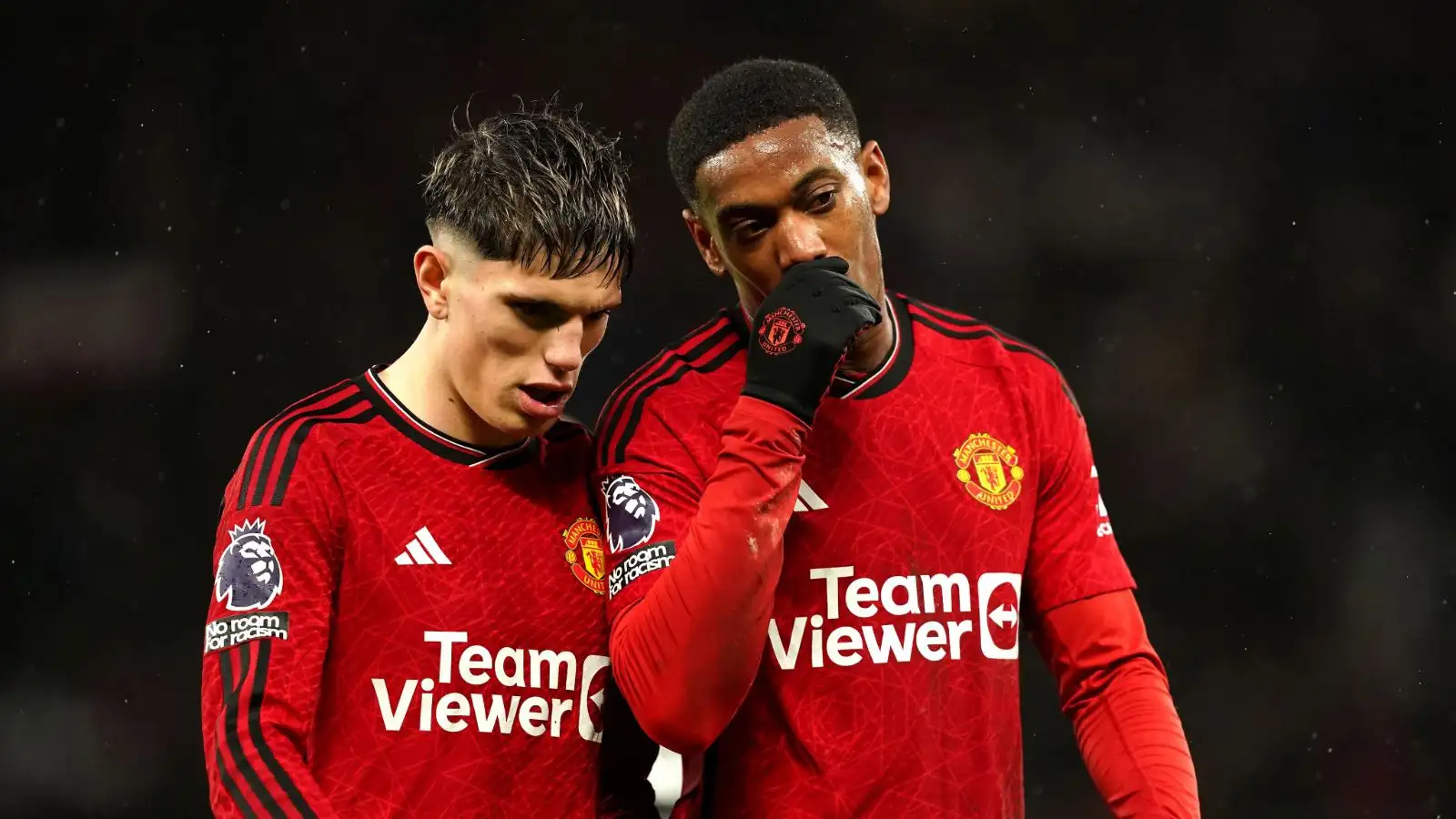 Manchester United duo Alejandro Garnacho and Anthony Martial