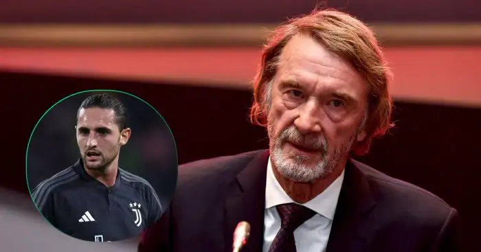 Sir Jim Ratcliffe is looking to bring Juventus midfielder Adrien Rabiot to Manchester United