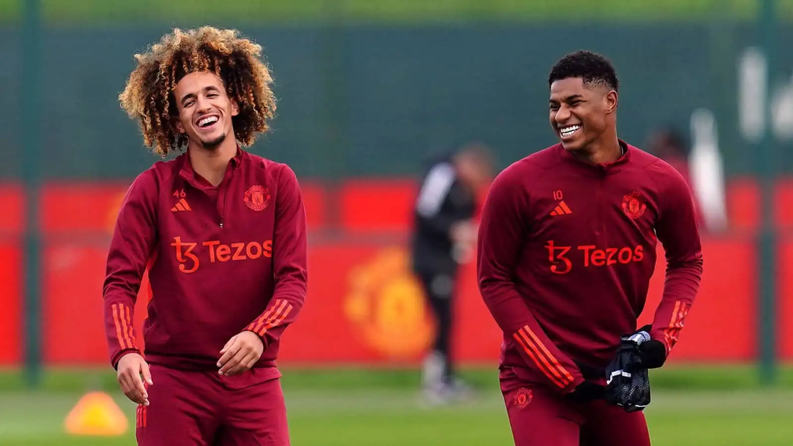 Man Utd stars Hannibal Mejbri and Marcus Rashford