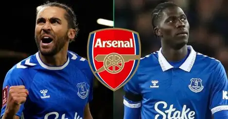 Massive double Arsenal raid on Everton tipped as Arteta spies eye-catching £100m rated duo