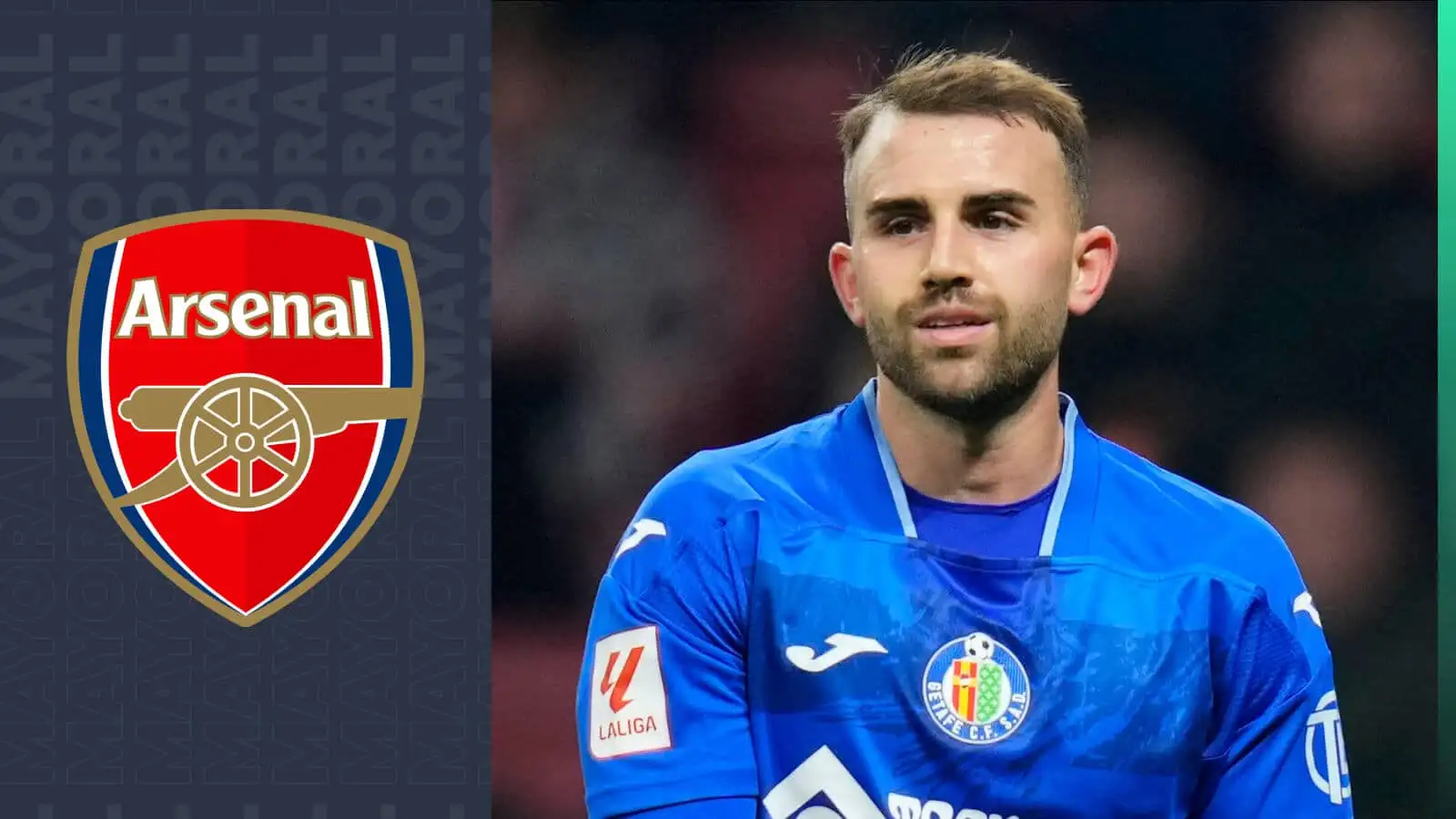 Getafe striker Borja Mayoral is a transfer target for Arsenal