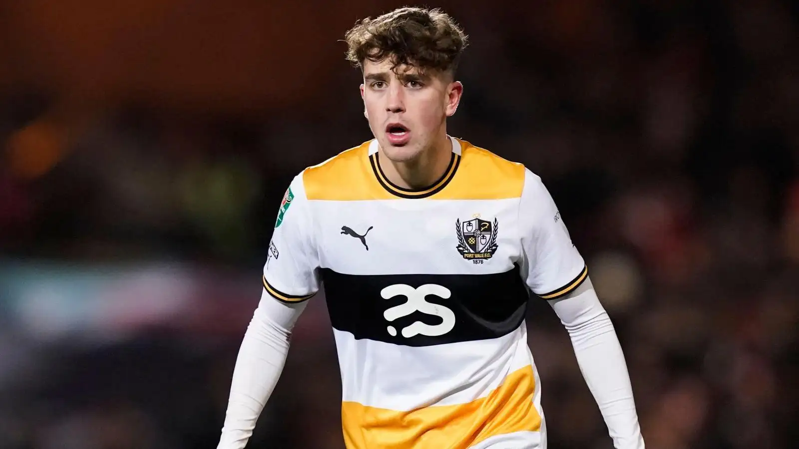 Sheffield United midfielder Oliver Arblaster during loan with Port Vale