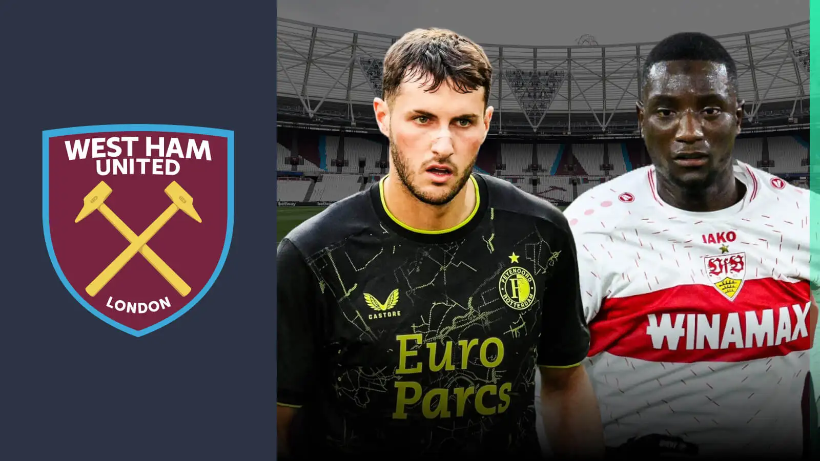 West Ham linked strikers Santiago Gimenez and Serhou Guirassy