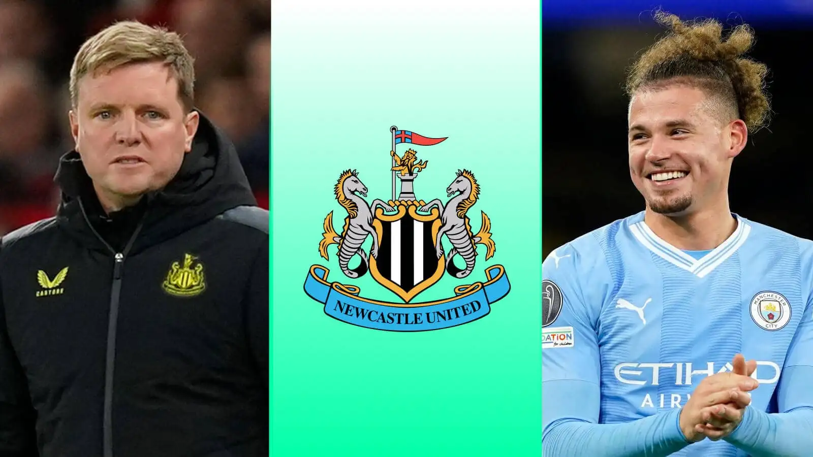 Eddie Howe is keen to bring Man City midfielder Kalvin Phillips to Newcastle in January