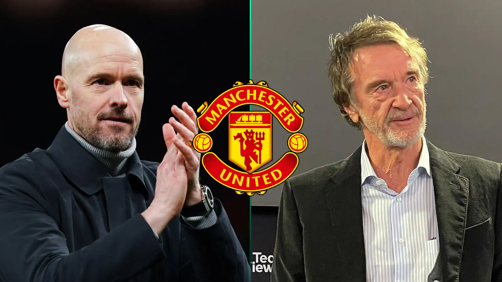 Erik ten Hag and Sir Jim Ratcliffe, Man Utd