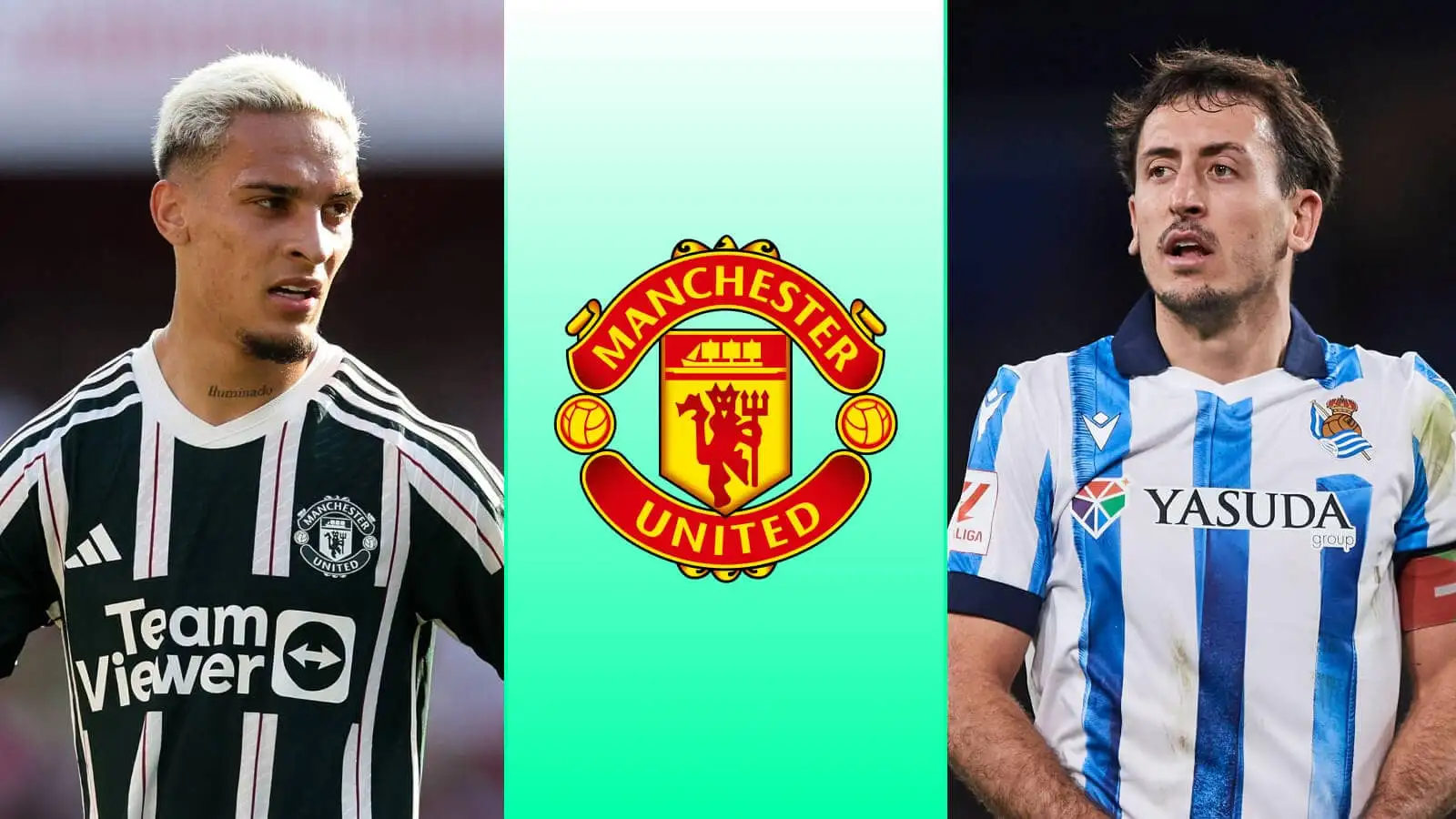 Antony could be replaced by Real Sociedad winger Mikel Oyarzabal at Manchester United