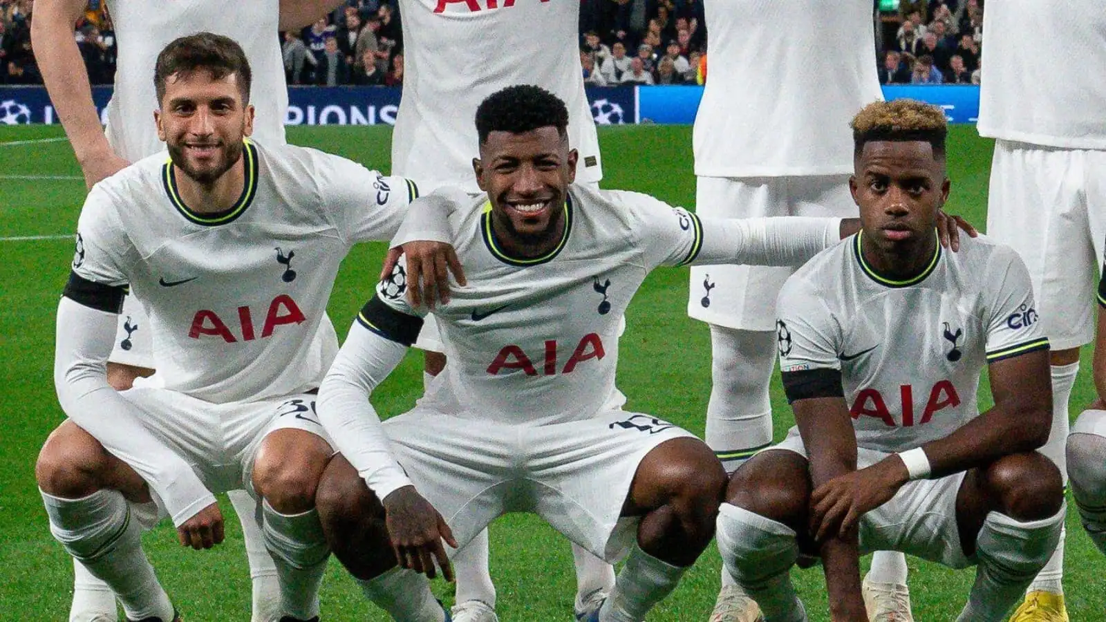 Tottenham trio Rodrigo Bentancur, Emerson Royal and Ryan Sessegnon