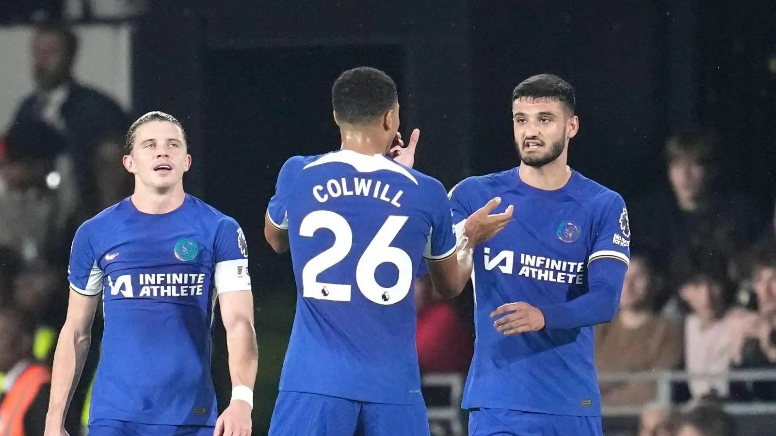 Chelsea trio Conor Gallagher, Levi Colwill and Armando Broja