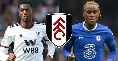 Fulham star Tosin Adarabioyo and Trevoh Chalobah of Chelsea