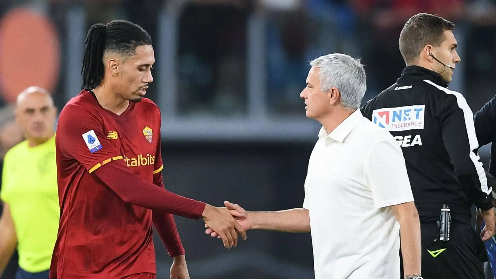 Former Man Utd star Chris Smalling takes swipe back at Jose Mourinho as Roma name interim boss