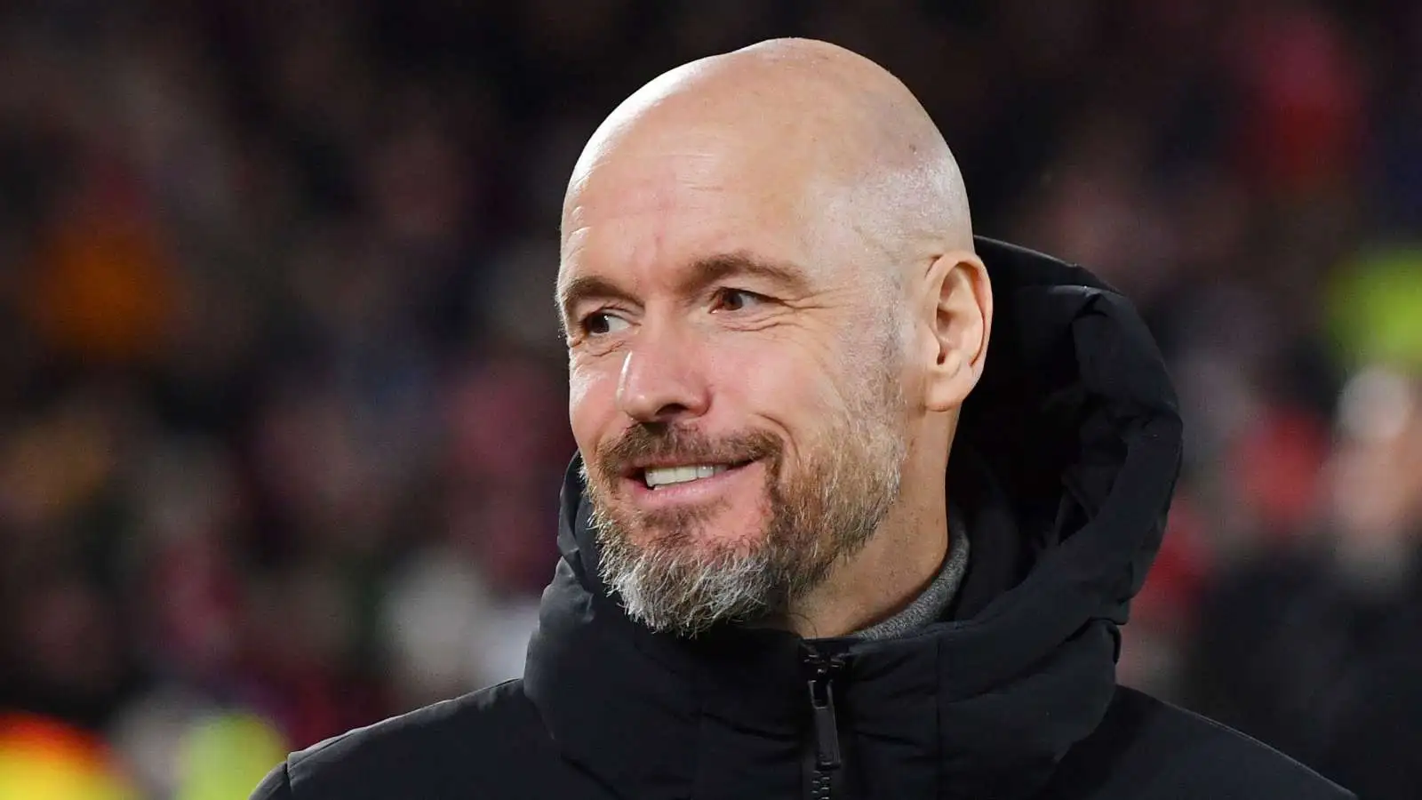 Erik ten Hag smiling