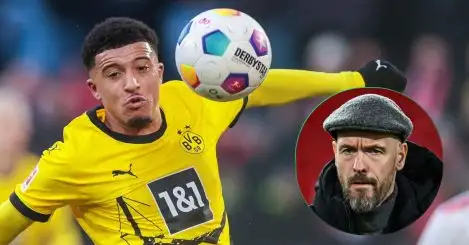 Jadon Sancho is back at Borussia Dortmund after falling out with Man Utd boss Erik ten Hag