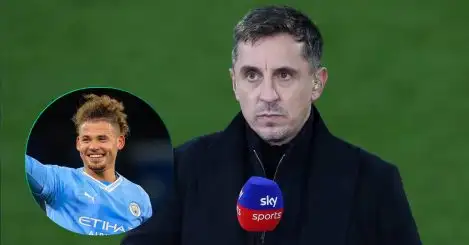 Gary Neville ridicules Kalvin Phillips over Man City spell as source reveals star’s true thoughts ahead of West Ham transfer