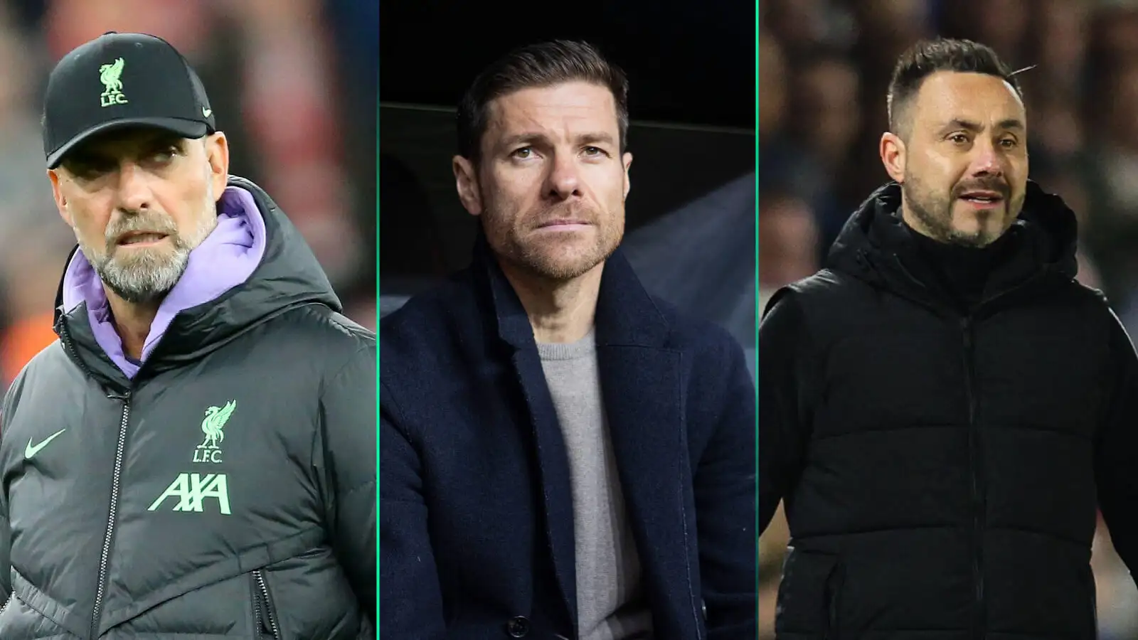 Xabi Alonso or Roberto de Zerbi could replace Jurgen Klopp at Liverpool