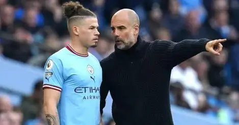 Kalvin Phillips reveals Bielsa chat after Man City frustrations and Pep Guardiola ‘overweight’ jibe