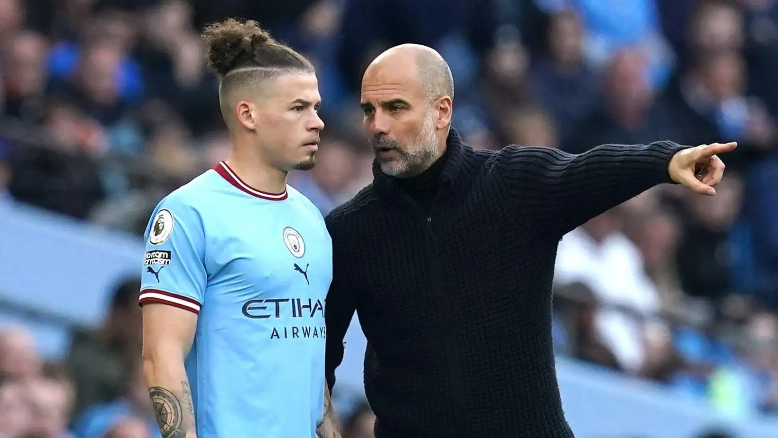Kalvin Phillips reveals Bielsa chat after Man City frustrations and Pep Guardiola ‘overweight’ jibe
