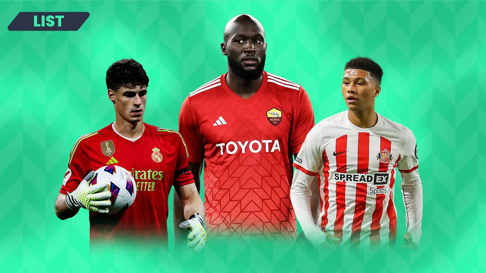 Kepa Arrizabalaga, Romelu Lukaku, Mason Burstow, Chelsea