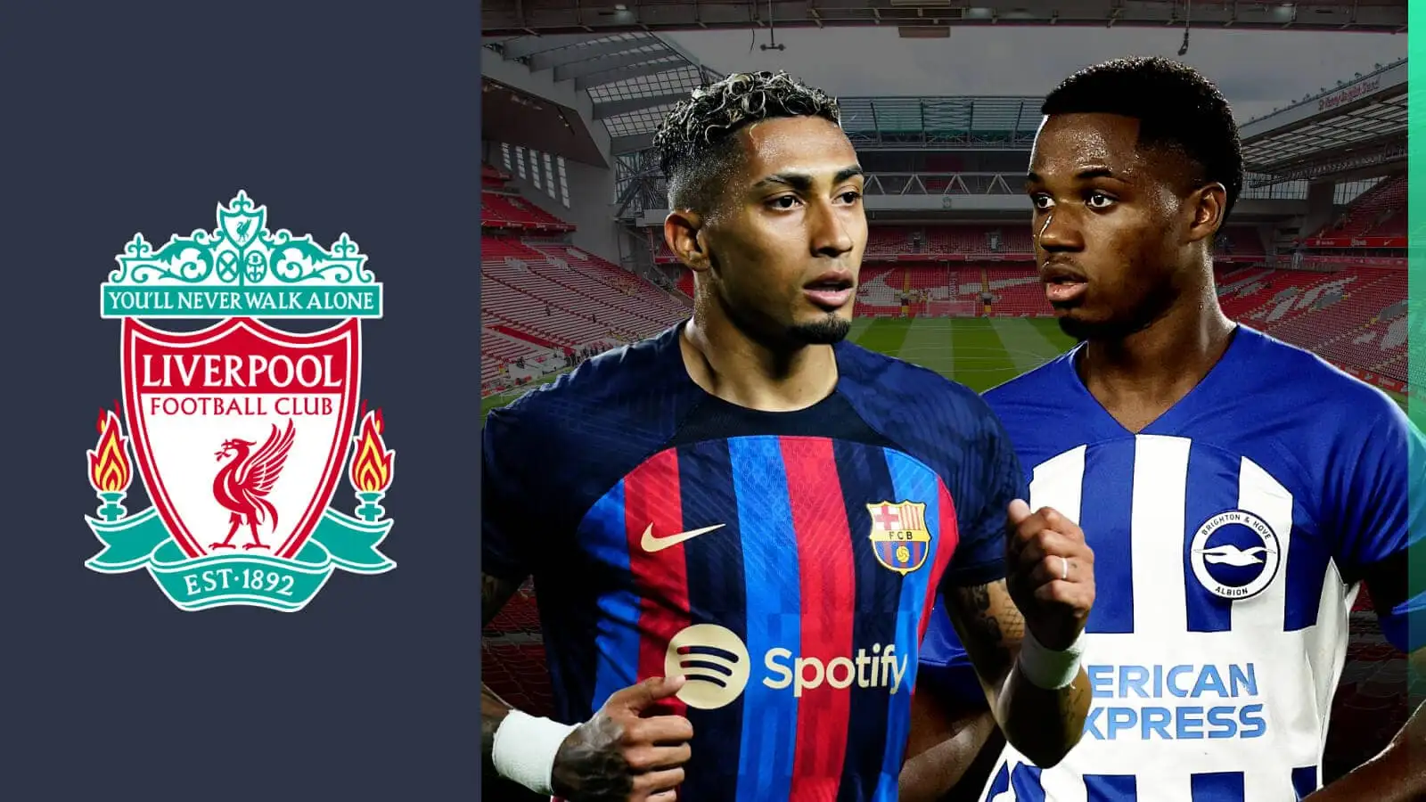 Liverpool linked with TWO Barcelona forwards in case Salah leaves, as one prepares for Anfield visit
