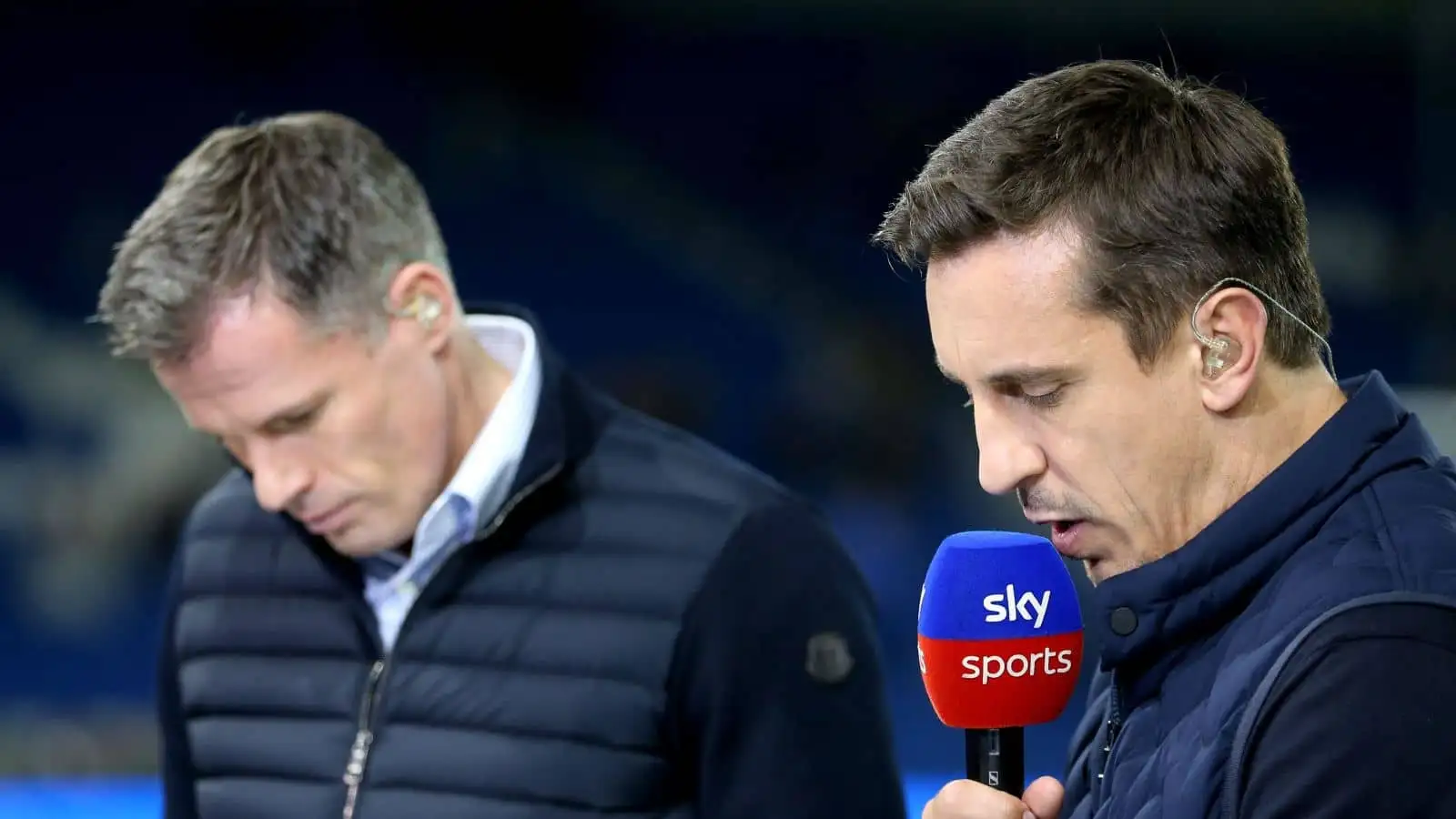 Carragher rips into Arsenal star Odegaard for Liverpool celebrations as Gary Neville rates title chances