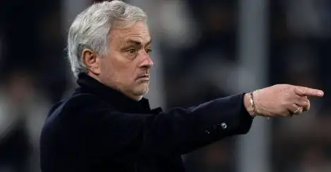 Jose Mourinho managing Roma