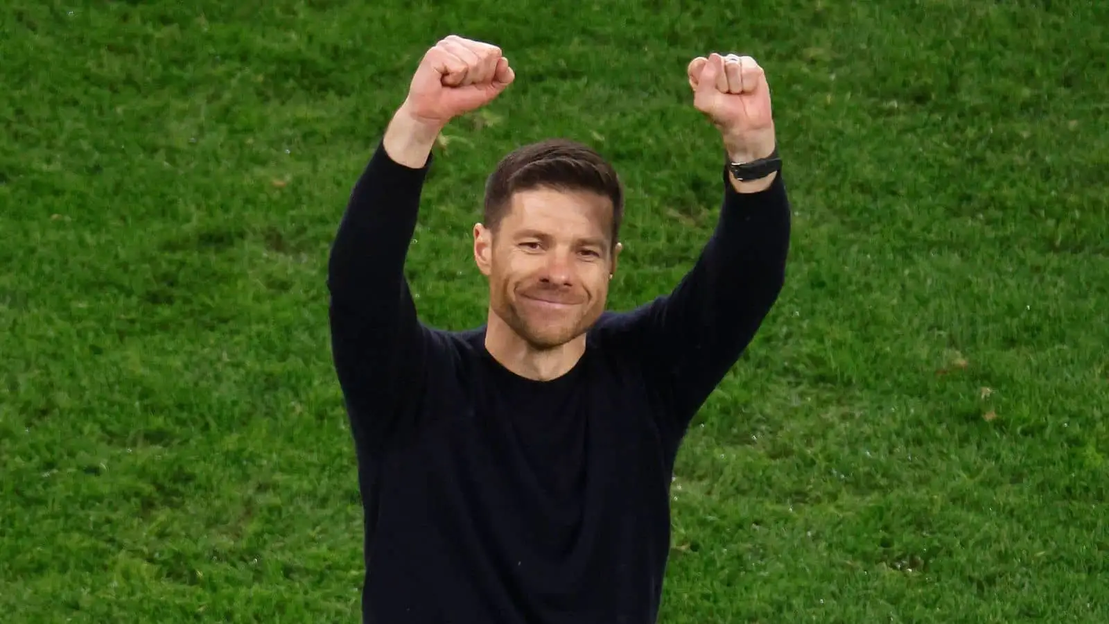 Xabi Alonso celebrating