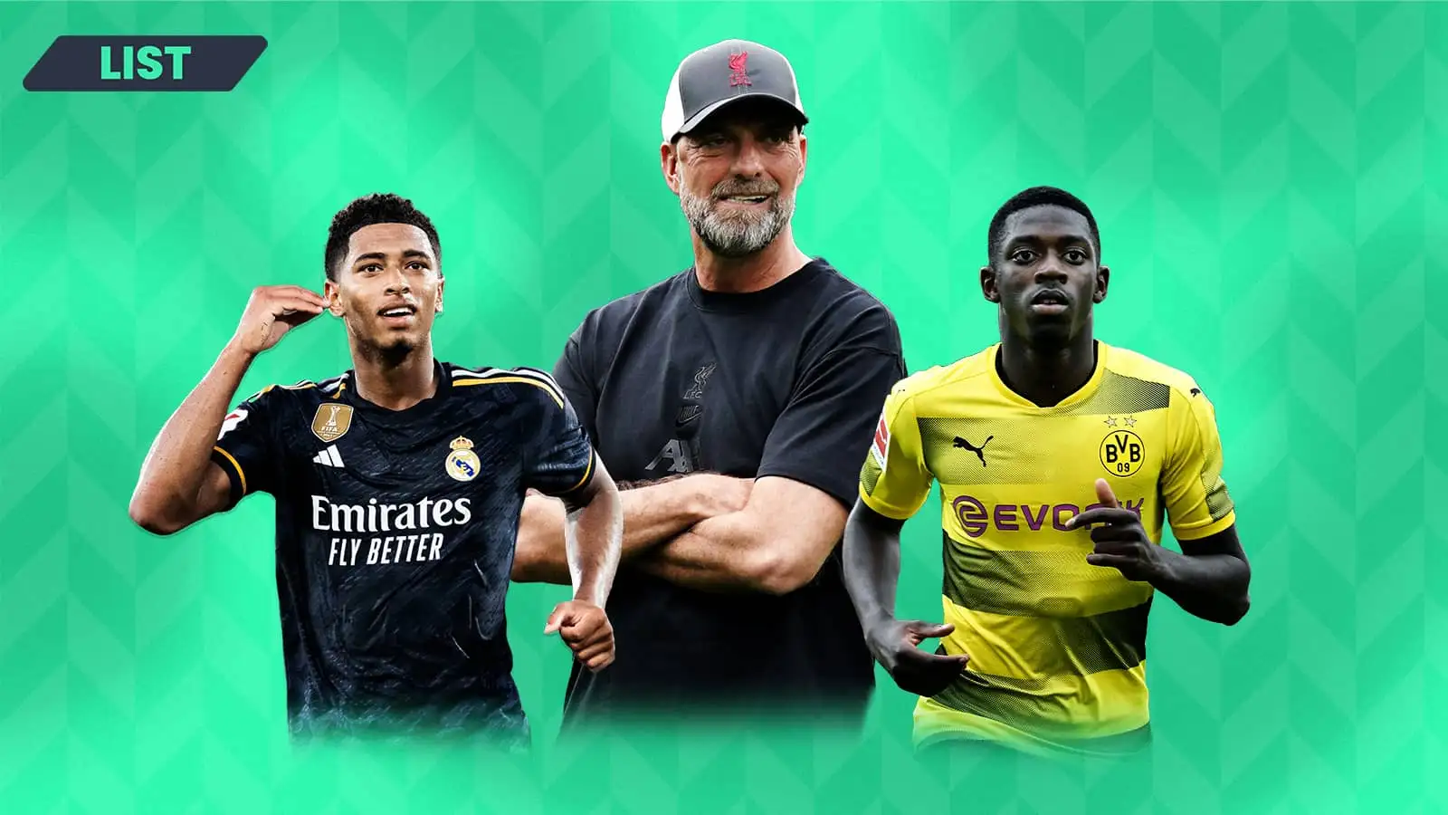 Ten of the best players Jurgen Klopp missed out on during his time at Liverpool: Bellingham, Tchouameni…