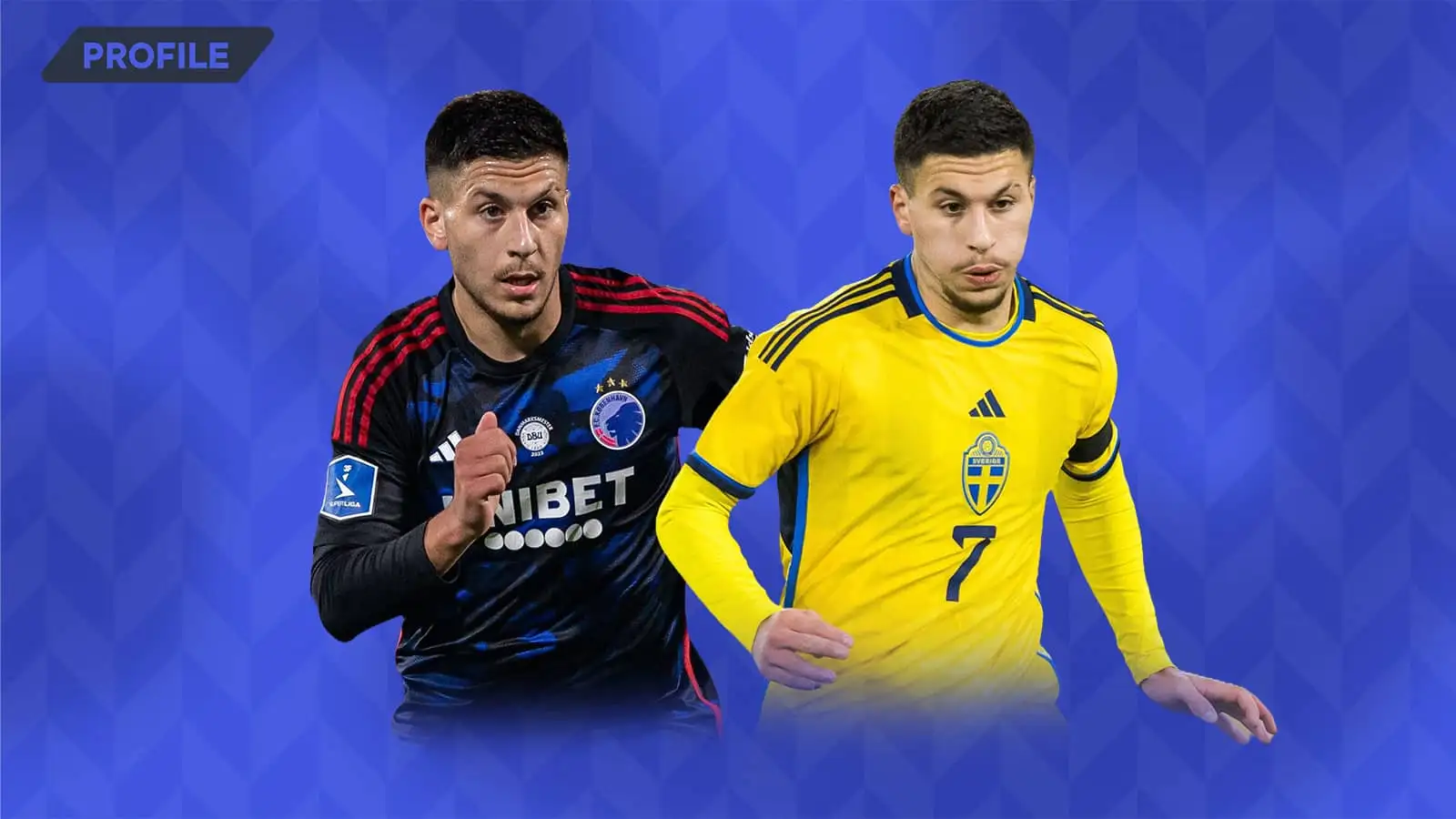 Roony Bardghji in Copehagen and Sweden kits