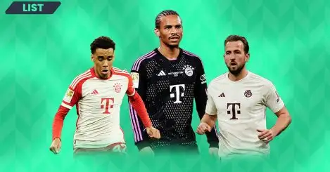 Exit-linked Bayern Munich stars Jamal Musiala, Leroy Sane and Harry Kane