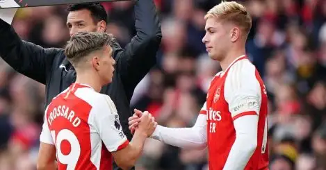 Leandro Trossard and Emile Smith Rowe