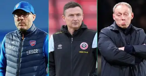 Sunderland managerial candidates Marek Papszun, Paul Heckingbottom and Steve Cooper