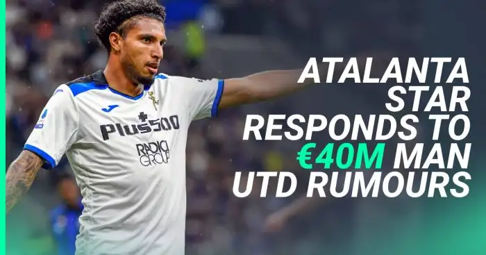Atalanta star Ederson has reacted to Manchester United rumours