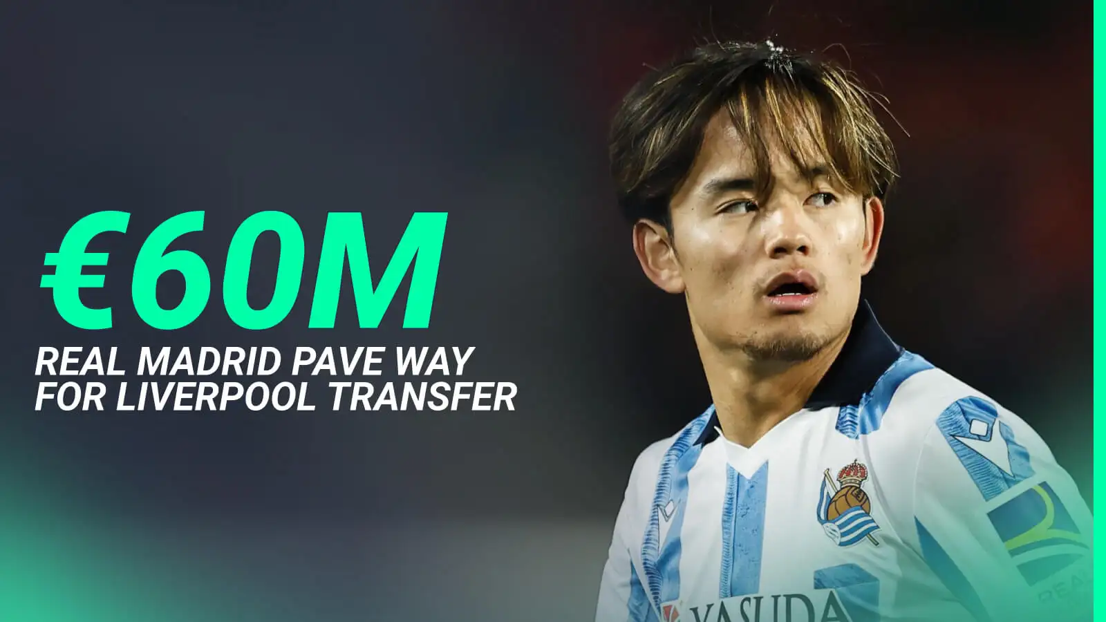 Real Sociedad winger Takefusa Kubo