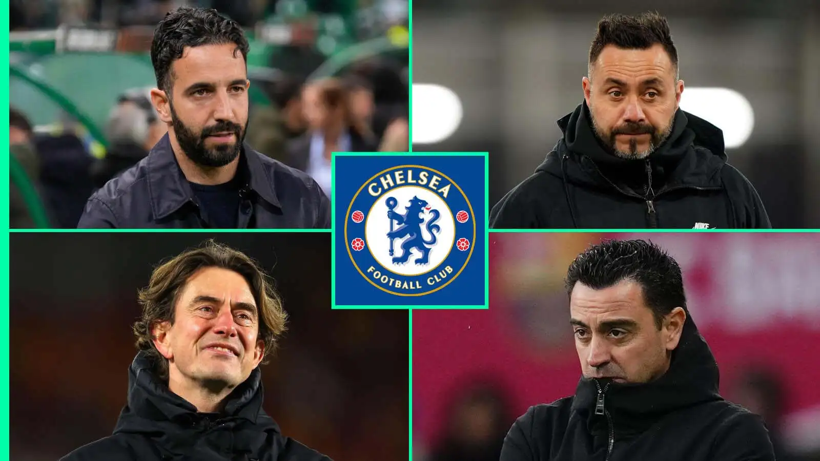 Chelsea are considering some high-profile managers