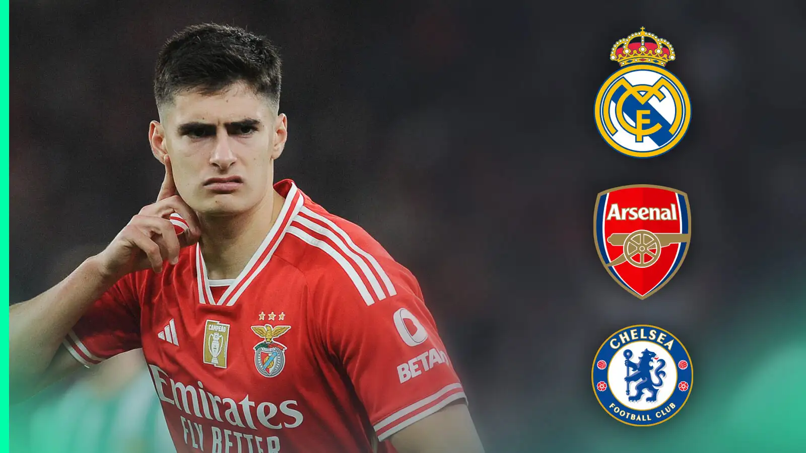 Arsenal, Chelsea joined by Real Madrid in pursuit of €100m star; trio’s scouting plans revealed