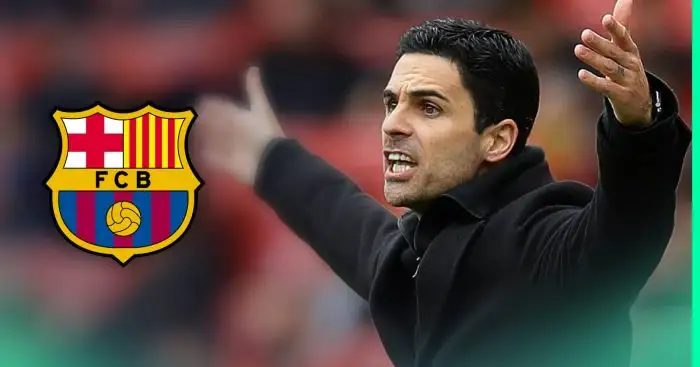 Arsenal boss Mikel Arteta has been touted as a managerial target for Barcelona
