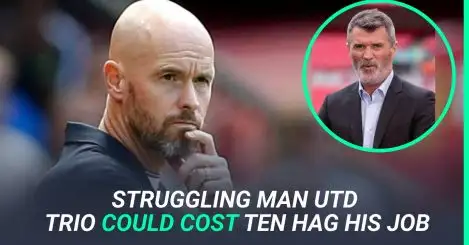 Roy Keane tears into Man Utd trio who can’t execute Ten Hag gameplan and leave Dutchman facing sack