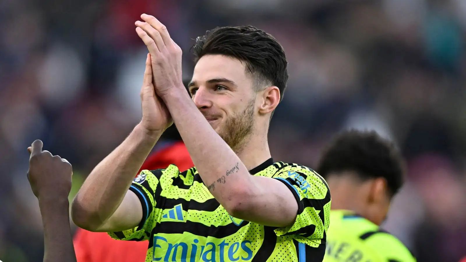 Declan Rice says he ‘hates’ watching ‘unbelievable’ Liverpool, Man City; big Arsenal title race call made