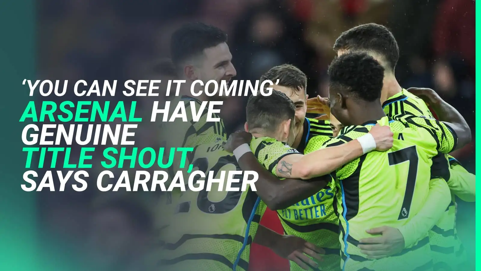 Arsenal can win Premier League title claims Jamie Carragher Arsenal can win Premier League title claims Jamie Carragher