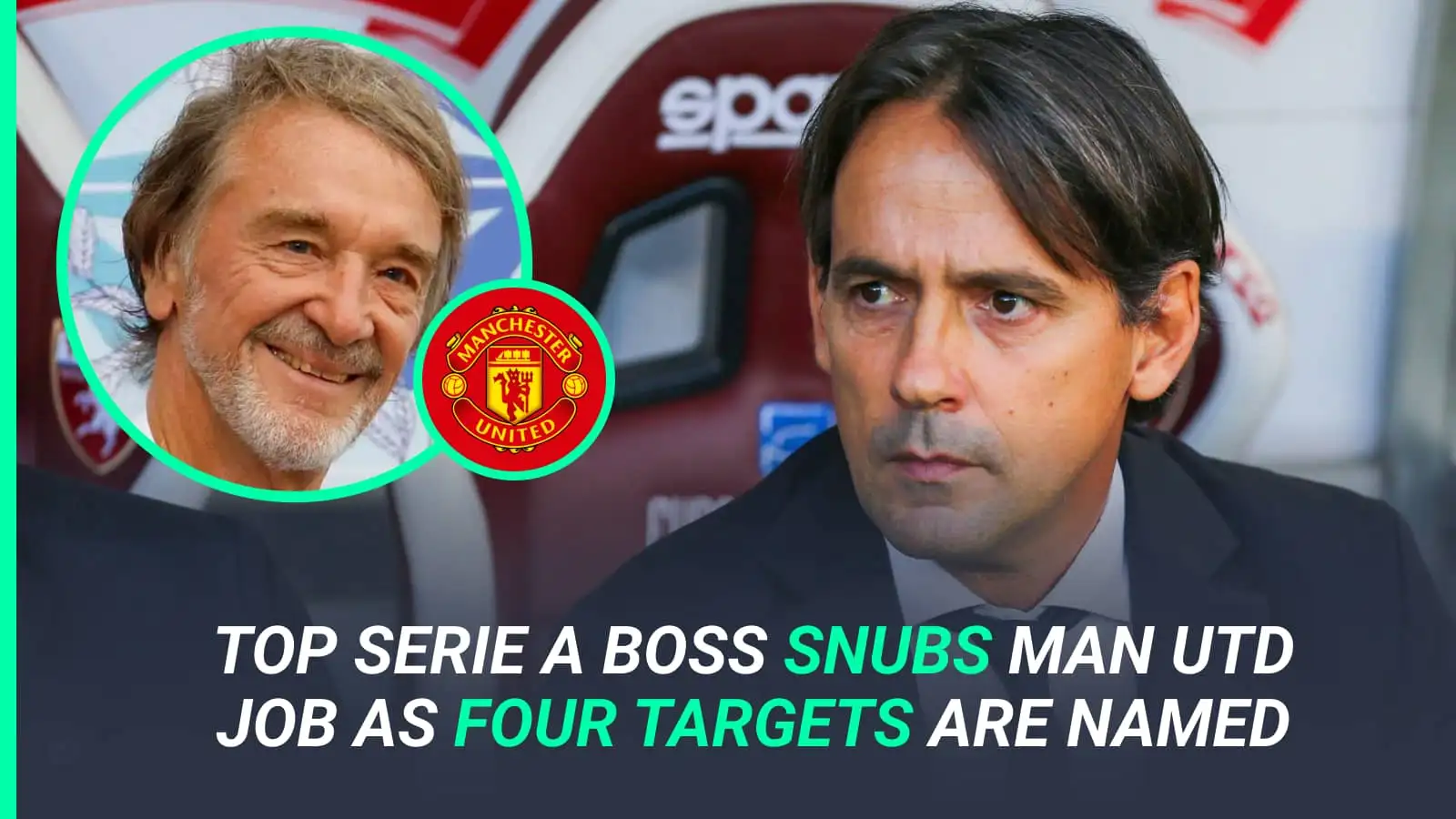 Next Man Utd manager: Second elite name rules himself out of succeeding Ten Hag as four options are named by source