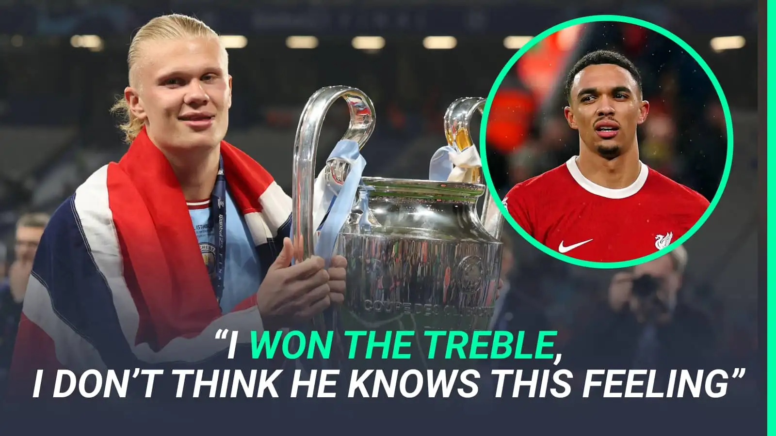 Man City star delivers brutal TAA put-down as he ‘doesn’t know’ treble-winning feeling amid trophy argument