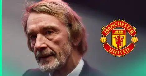 Sir Jim Ratcliffe and the Manchester United badge