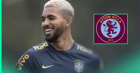 Brazil midfielder Douglas Luiz is tipped to sign a new deal with Aston Villa, despite interest in him from Man City and Arsenal