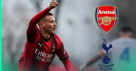 Arsenal, Tottenham handed lift in chase for AC Milan record-breaker as Serie A giants stall