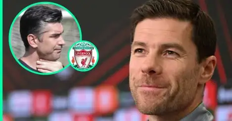 Liverpool manager target Xabi Alonso and, inset, new sporting director Richard Hughes