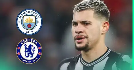 Manchester City and Chelsea are interested in Newcastle star Bruno Guimaraes