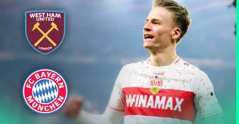 West Ham rival Bayern, Dortmund and rest of Germany’s elite for thriving winger