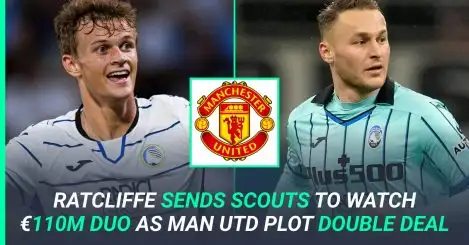 Man Utd scout £94m duo looking to take down Liverpool with Ratcliffe ready to show costly pair the door