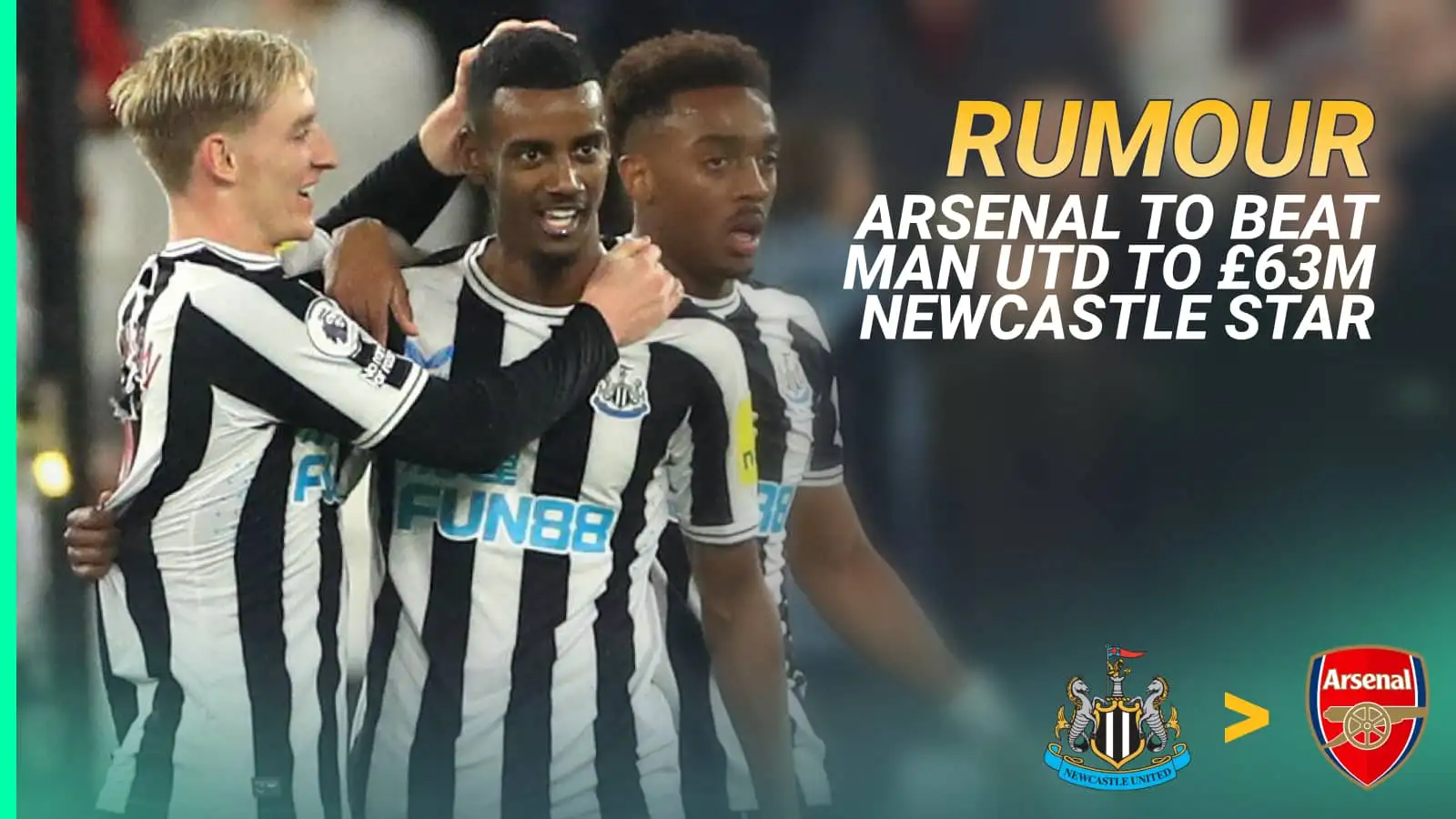 Man Utd hit by ‘transfer ban’ as Arsenal ‘push to sign’ brilliant Newcastle star in huge summer deal